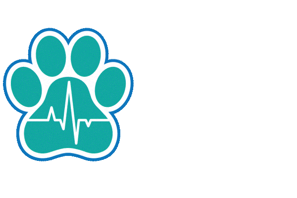 A logo featuring a turquoise paw print with a heartbeat line running horizontally across it. The logo is accompanied by the text "TotalVet Software" in black, with "TotalVet" in bold and "Software" in a lighter font, perfectly capturing the essence of innovative veterinarian solutions.